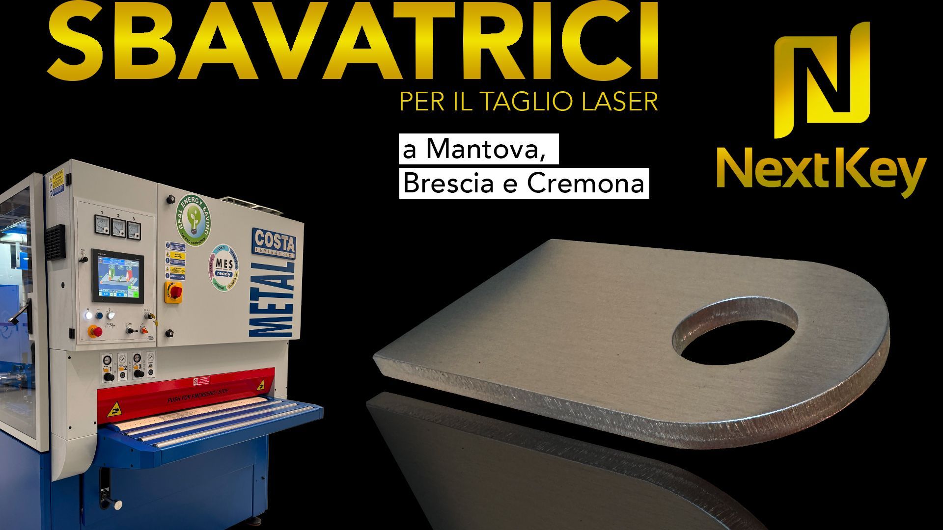 satinatrici lamiere