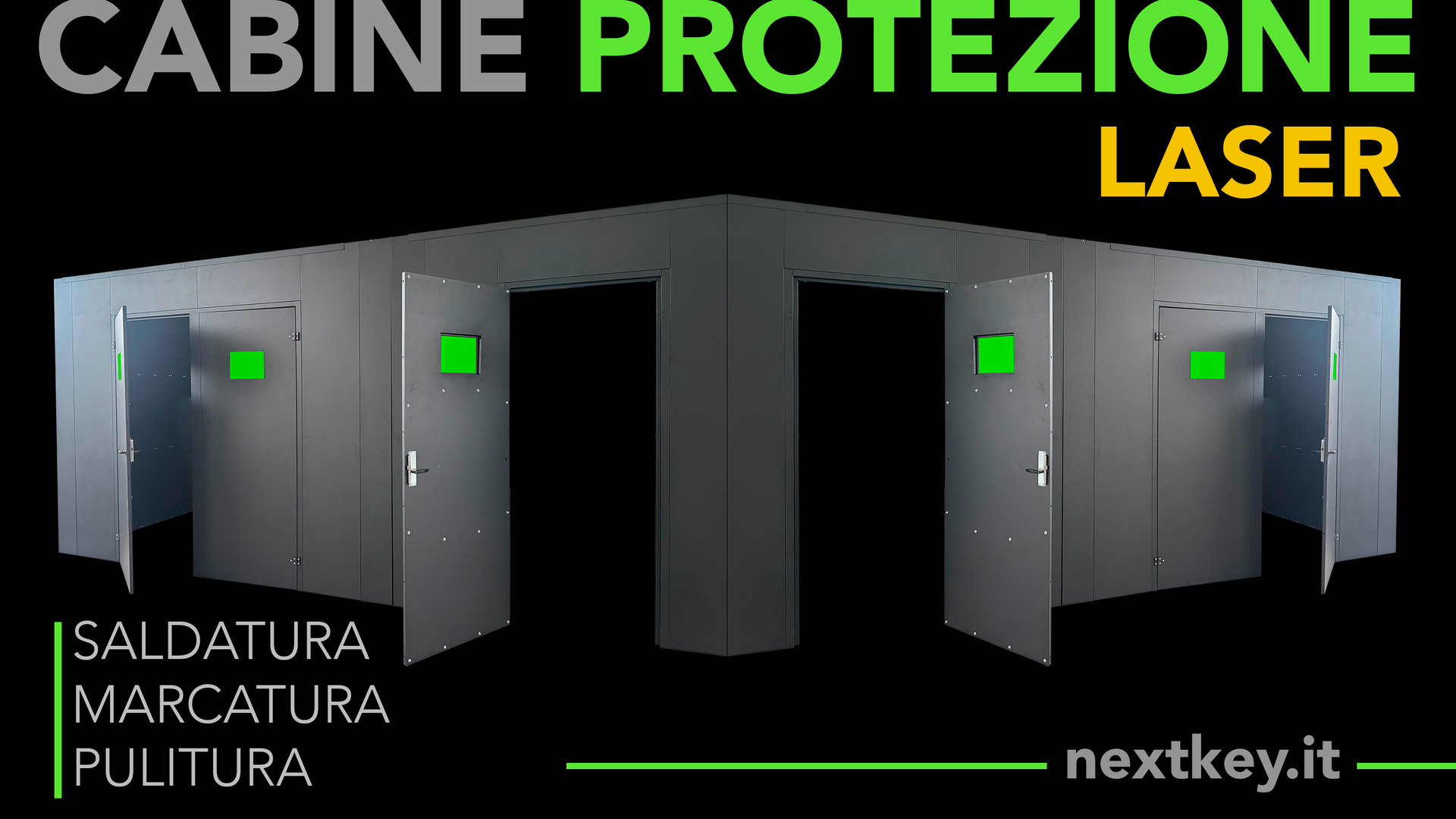protezioni laser cabine laser