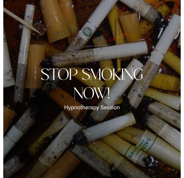 Stop Smoking Now hypnosis session cover.
