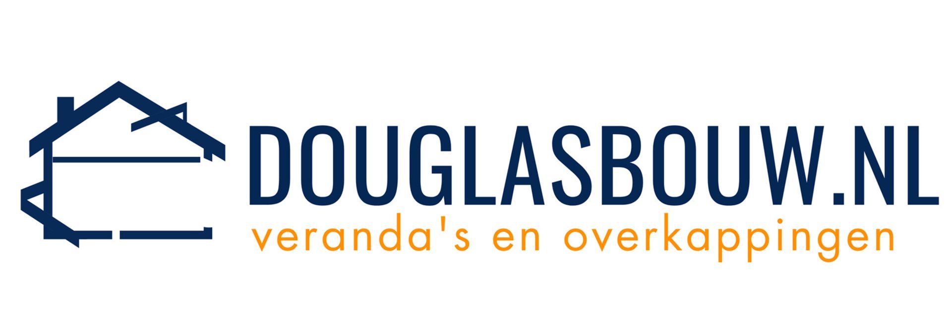 Een logo voor douglasbouw.nl met een huis erop