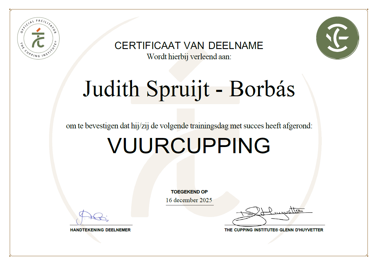 TRANSFORMATIONAL CUPPING® Vuurcupping
