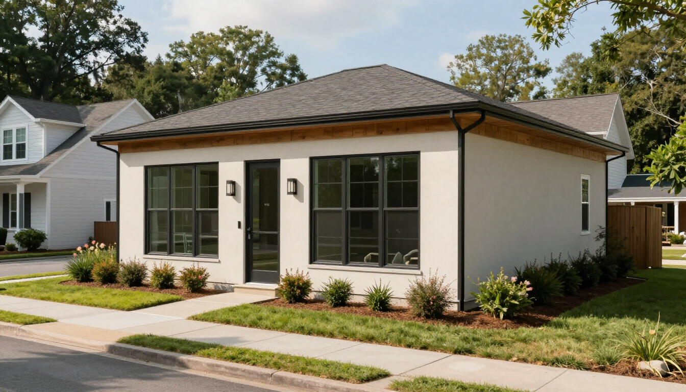 Modern Greenville ADU Exterior