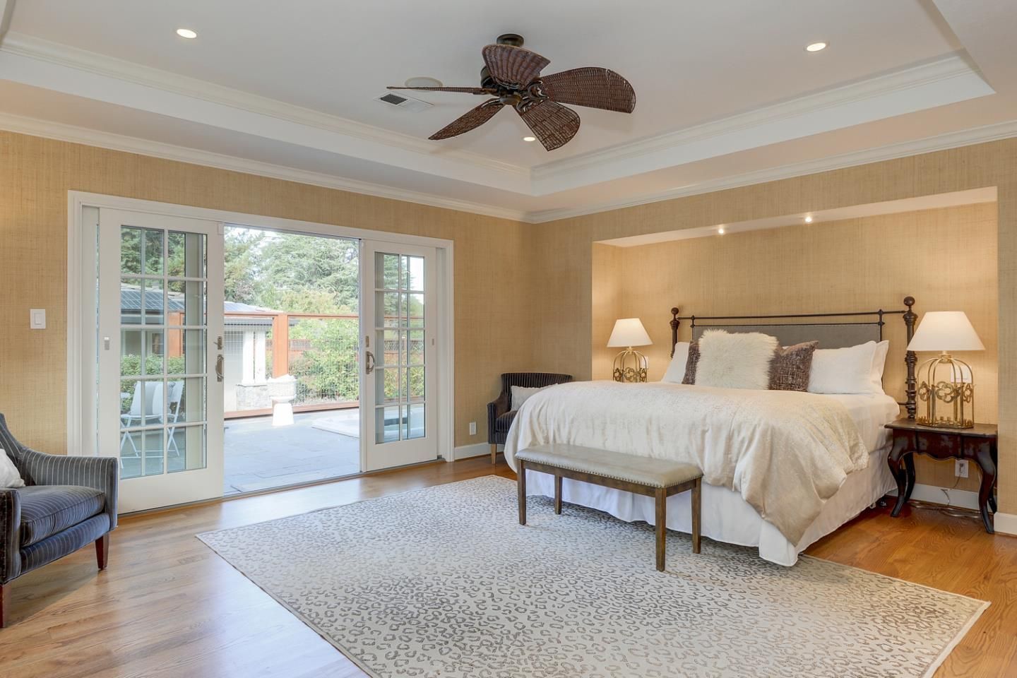 Bedroom remodeled by Nunley Custom Homes in Greenville, SC.