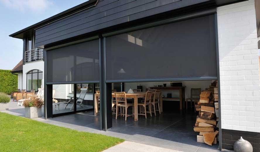 Twist and Lock Outdoor Blinds