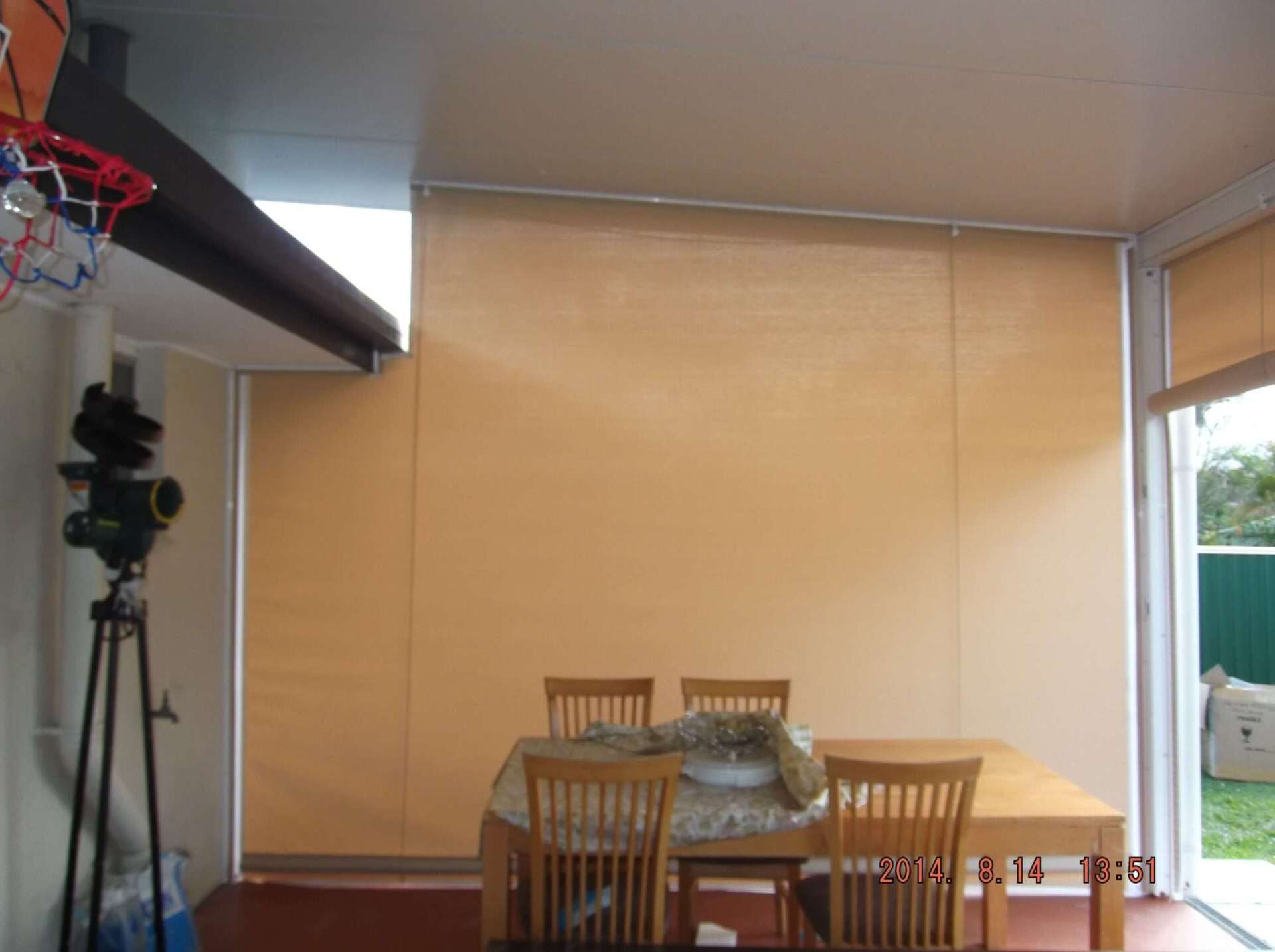 SLOPING VERANDAH BLINDS