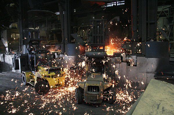 material handling equipment for steel industry