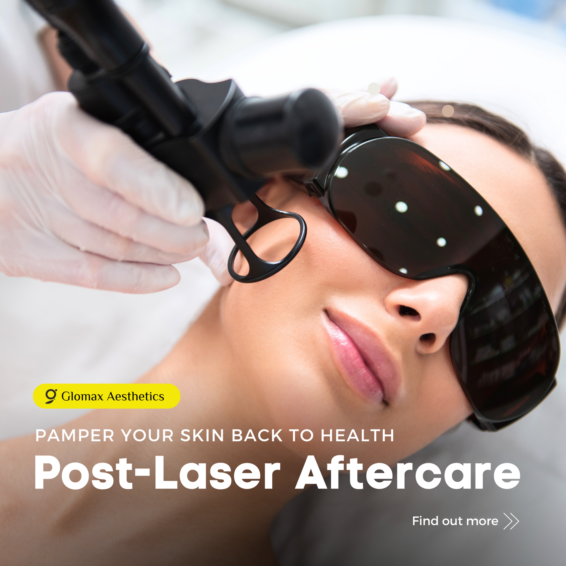 Post-Laser Treatment - Soothe and Heal with SOS Soothing Treatment at Glomax Aesthetics