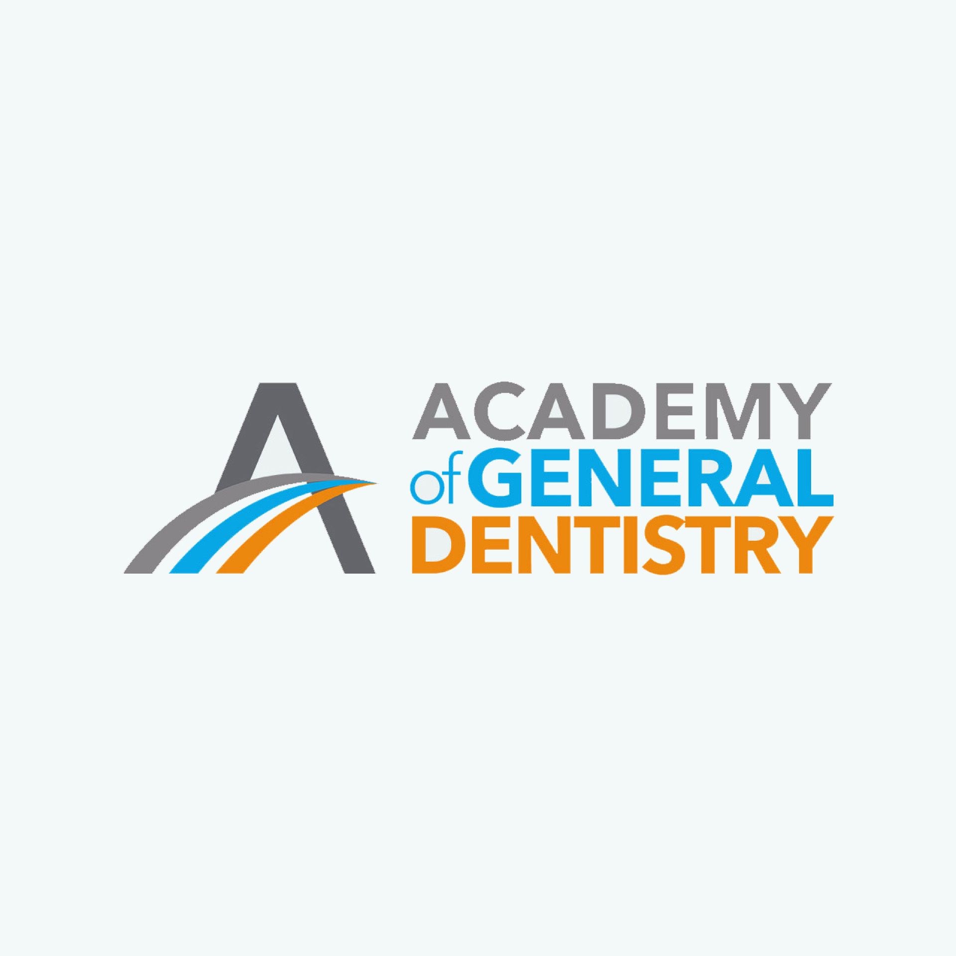 Logo of the Academy of General Dentistry: gray 