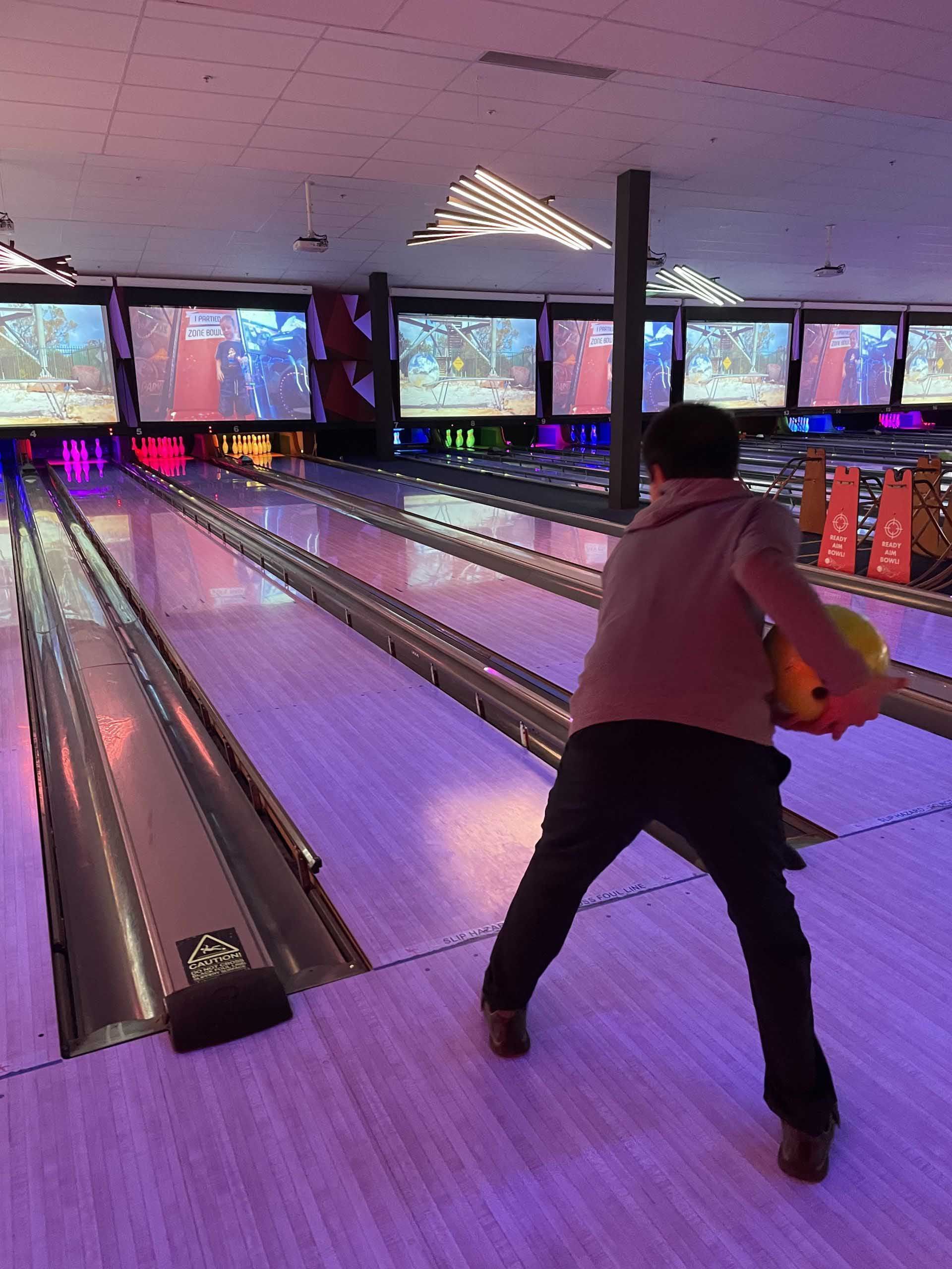 A Boy Playing Bowling — Keilor East, VIC — North West Melbourne Family Respite