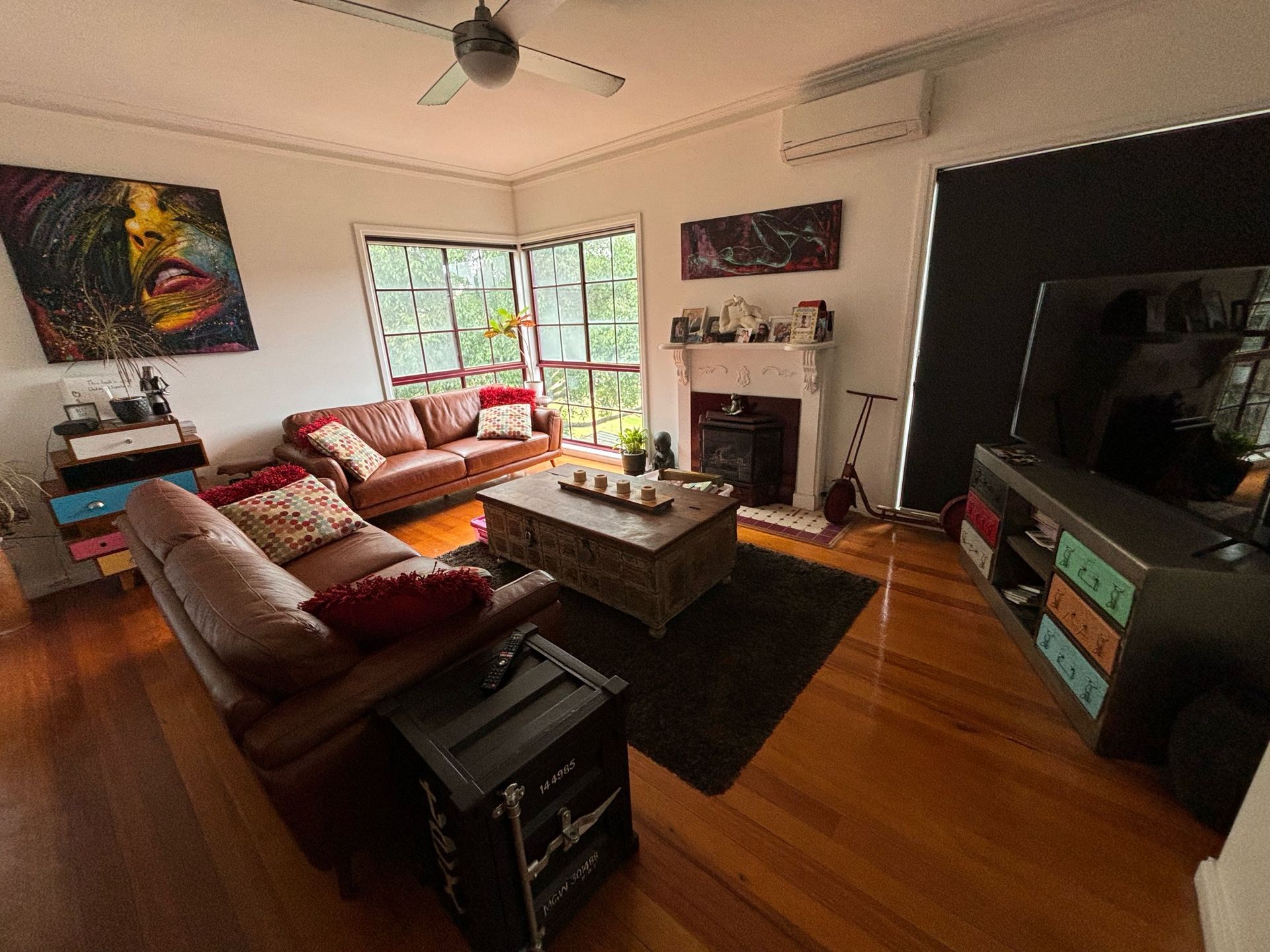 Living Room with Couch & Fireplace — Keilor East, VIC — North West Melbourne Family Respite
