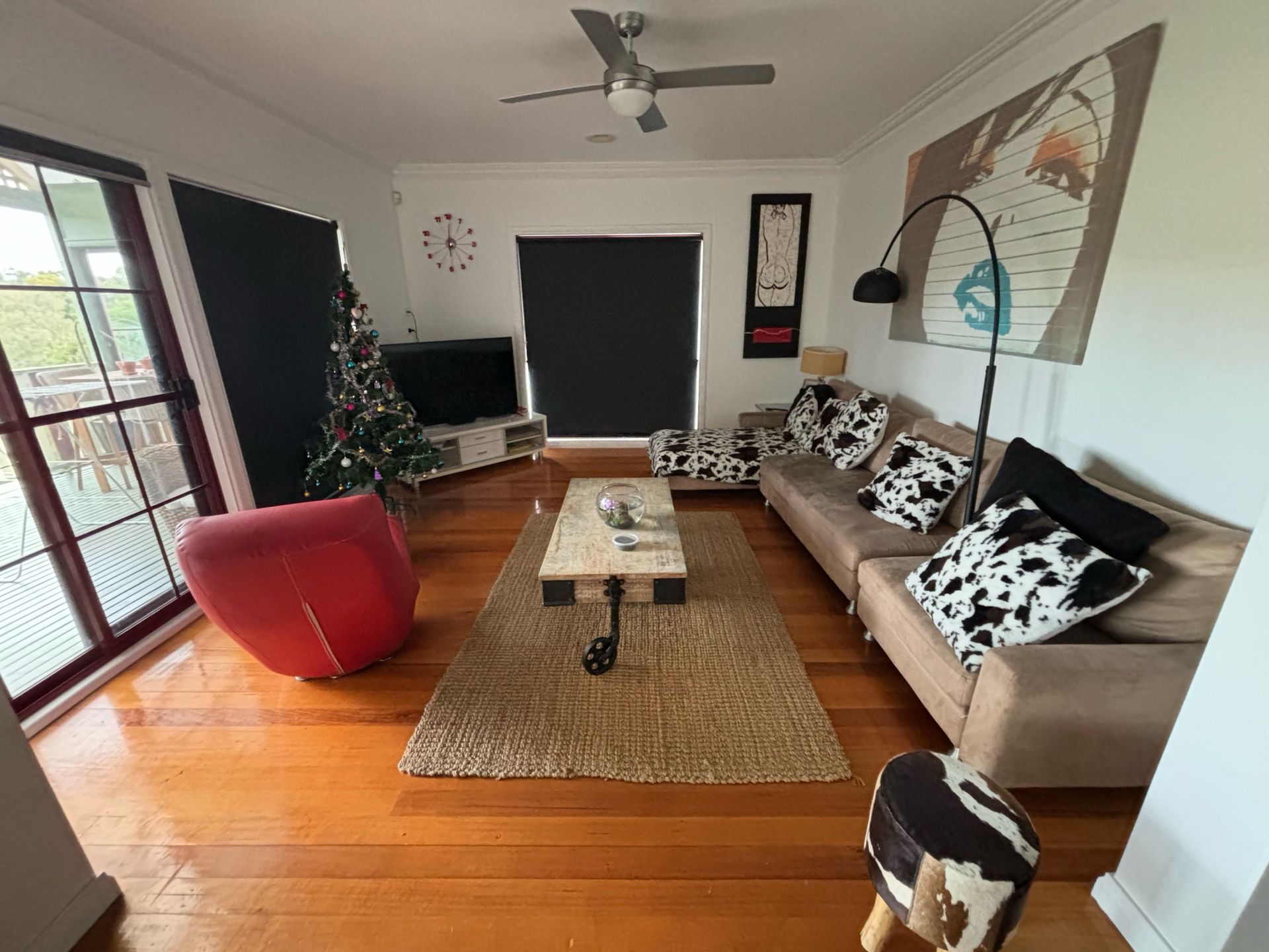 Living Room with Furniture & Christmas Tree — Keilor East, VIC — North West Melbourne Family Respite