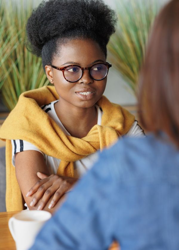 Two Women Talking to Each Other — Keilor East, VIC — North West Melbourne Family Respite