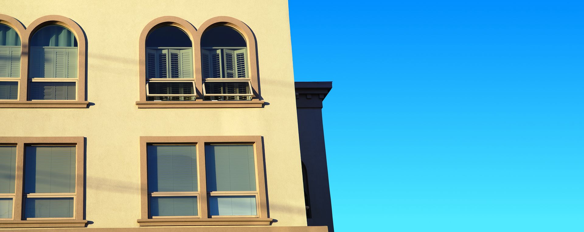 Stucco Wall of the Building - Calgary, AB - KRAFT Exteriors & Developments Ltd.