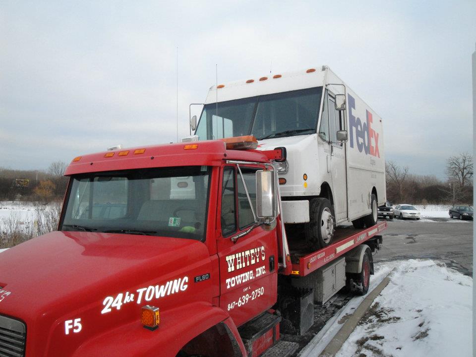 Red Truck — Crystal Lake, IL — Whitey's Towing