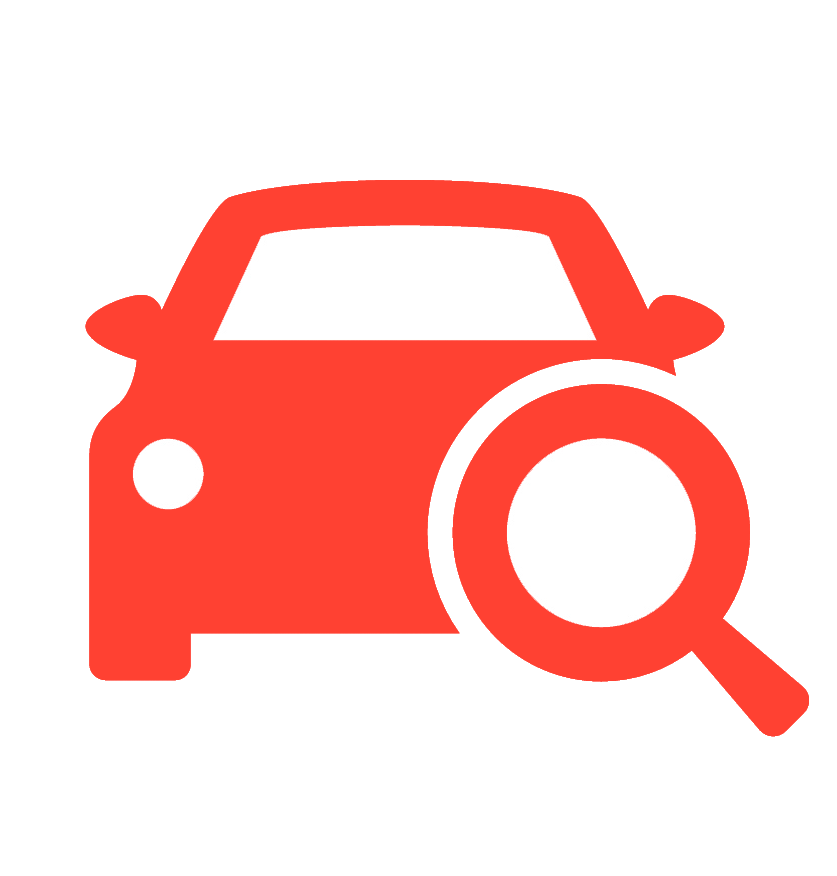 Car And Magnifier Icon — Crystal Lake, IL — Whitey's Towing