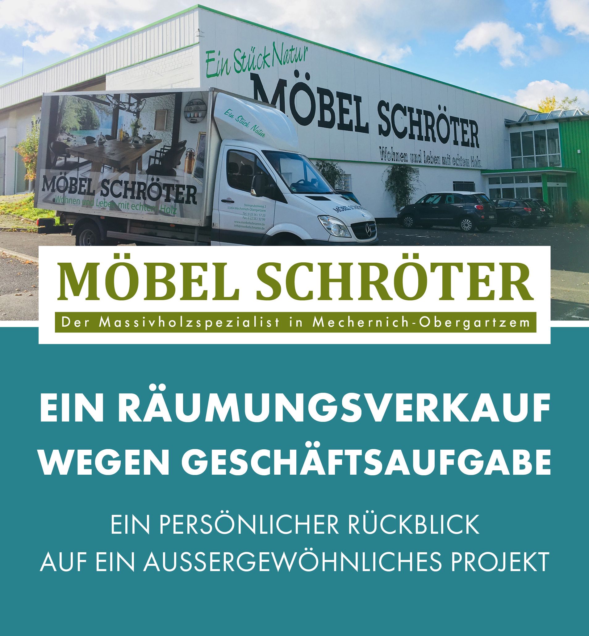 Möbel Schröter – ein besonderer Abschied mit außergewöhnlichem Ergebnis