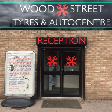 Wood street Tyres and Autocentre providing car servicing and MOT tests