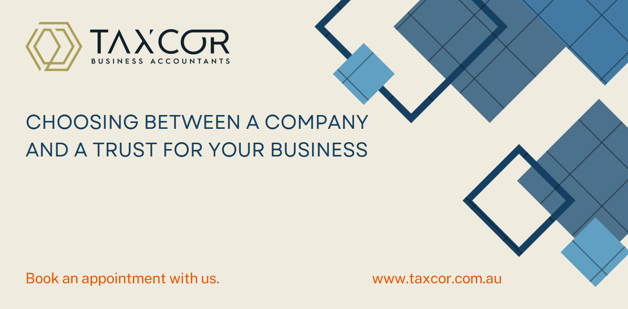 Choosing Between a Company and a Trust for Your Business