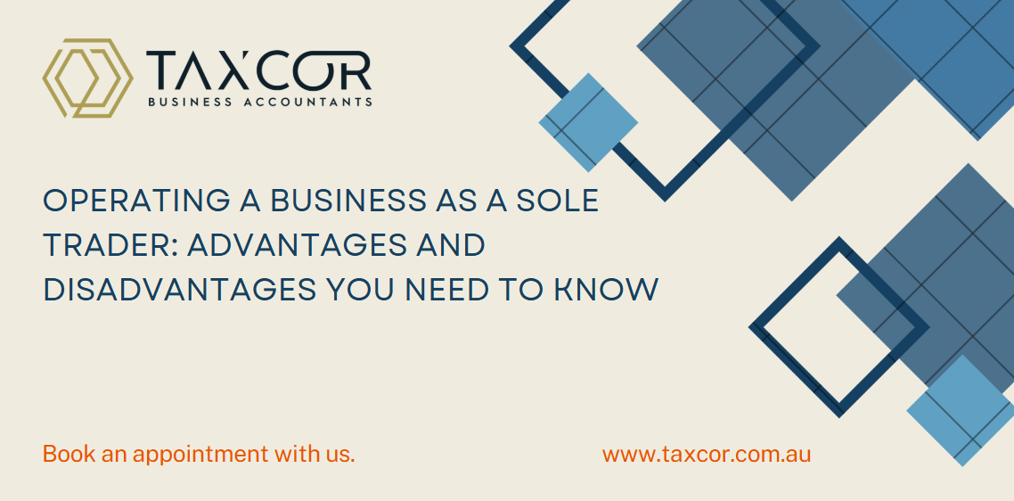 Operating a Business as a Sole Trader: Advantages and Disadvantages