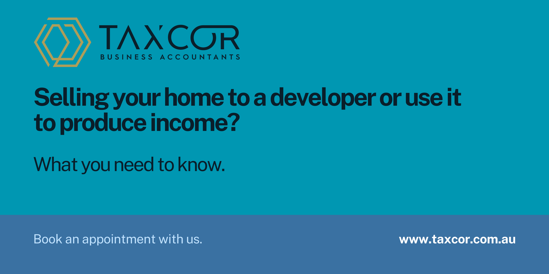 Selling your home to a developer or use it to produce income?