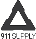 The logo for 911 supply is a triangle with the letter a in the middle.
