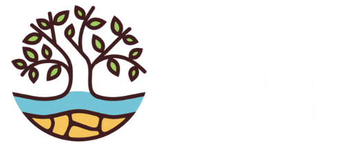 Logo of a tree with leaves, blue water, and yellow cracked earth, all contained in a brown circle.