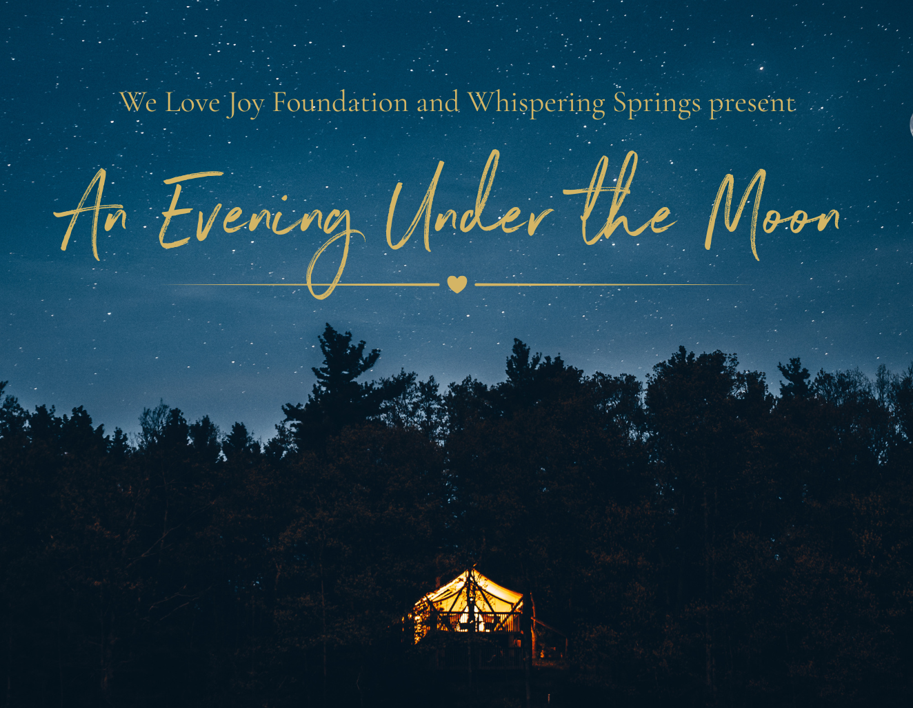 A tent at Whispering Springs