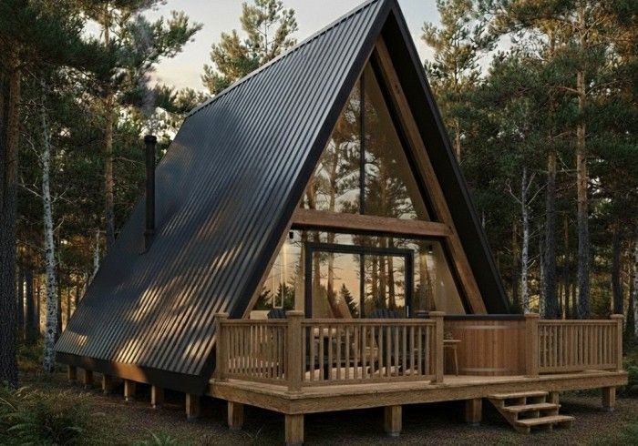 A-Frame cabin Whispering Springs luxury glamping near Toronto