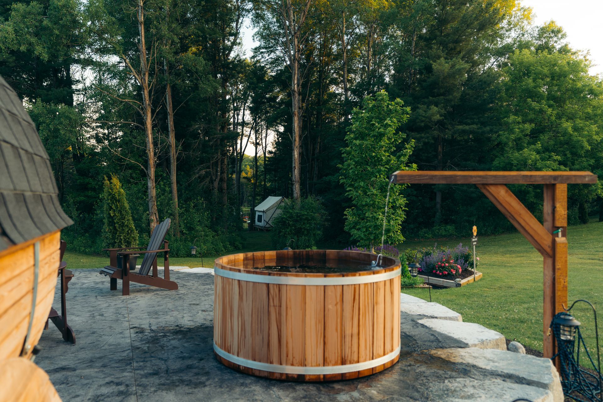 Spa amenities at Whispering Springs 