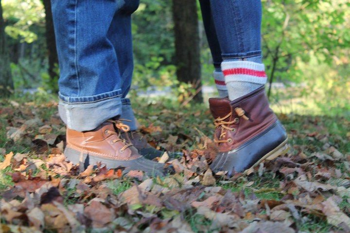 Hiking boots for trains at Whispering Springs Wilderness Retreat