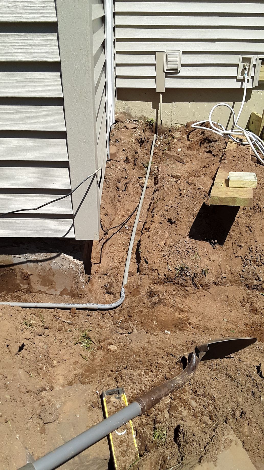 A deck installation​ in Glastonbury CT in progress - Exteriors of CT hard at work