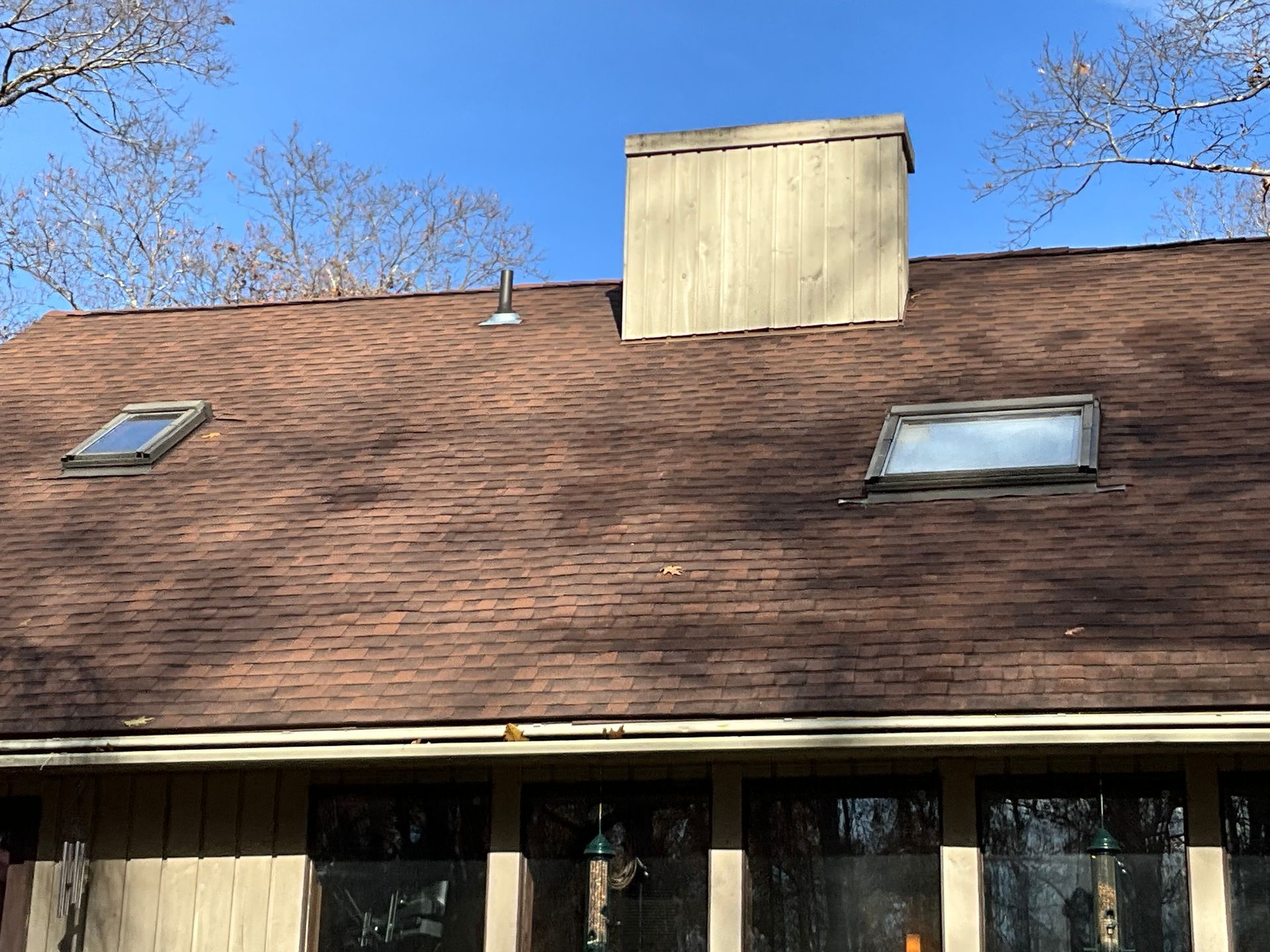 A wooden deck installation​ in Glastonbury CT in progress - Exteriors of CT hard at work