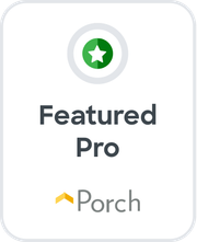 A picture of a featured pro porch badge.