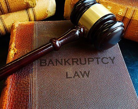 Bankruptcy — Bankruptcy Law Book with Gavel in Birmingham, AL