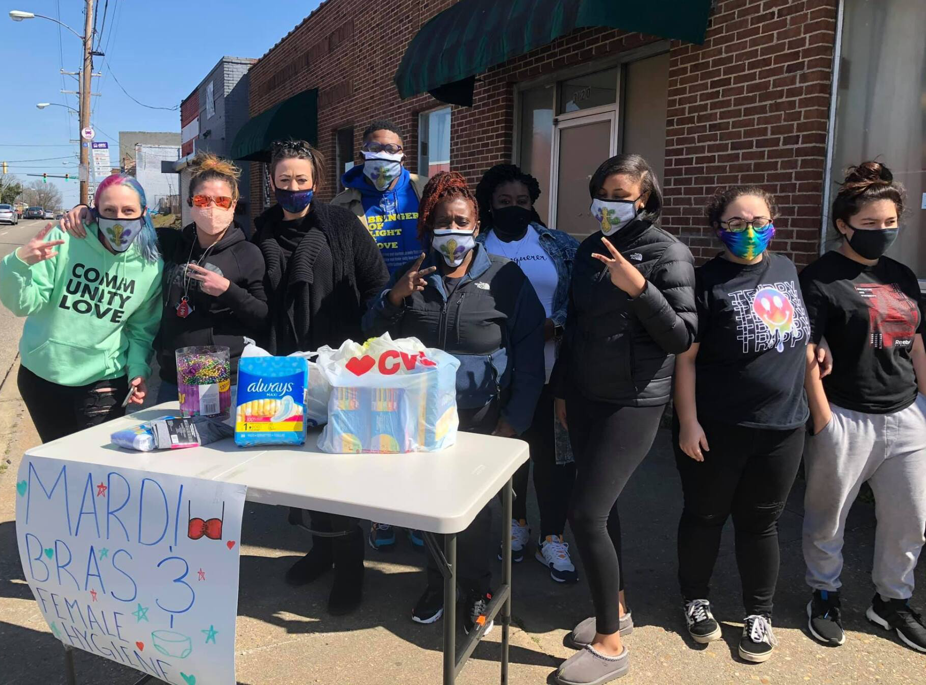 Heart for the city campaign members doing a community outreach  event