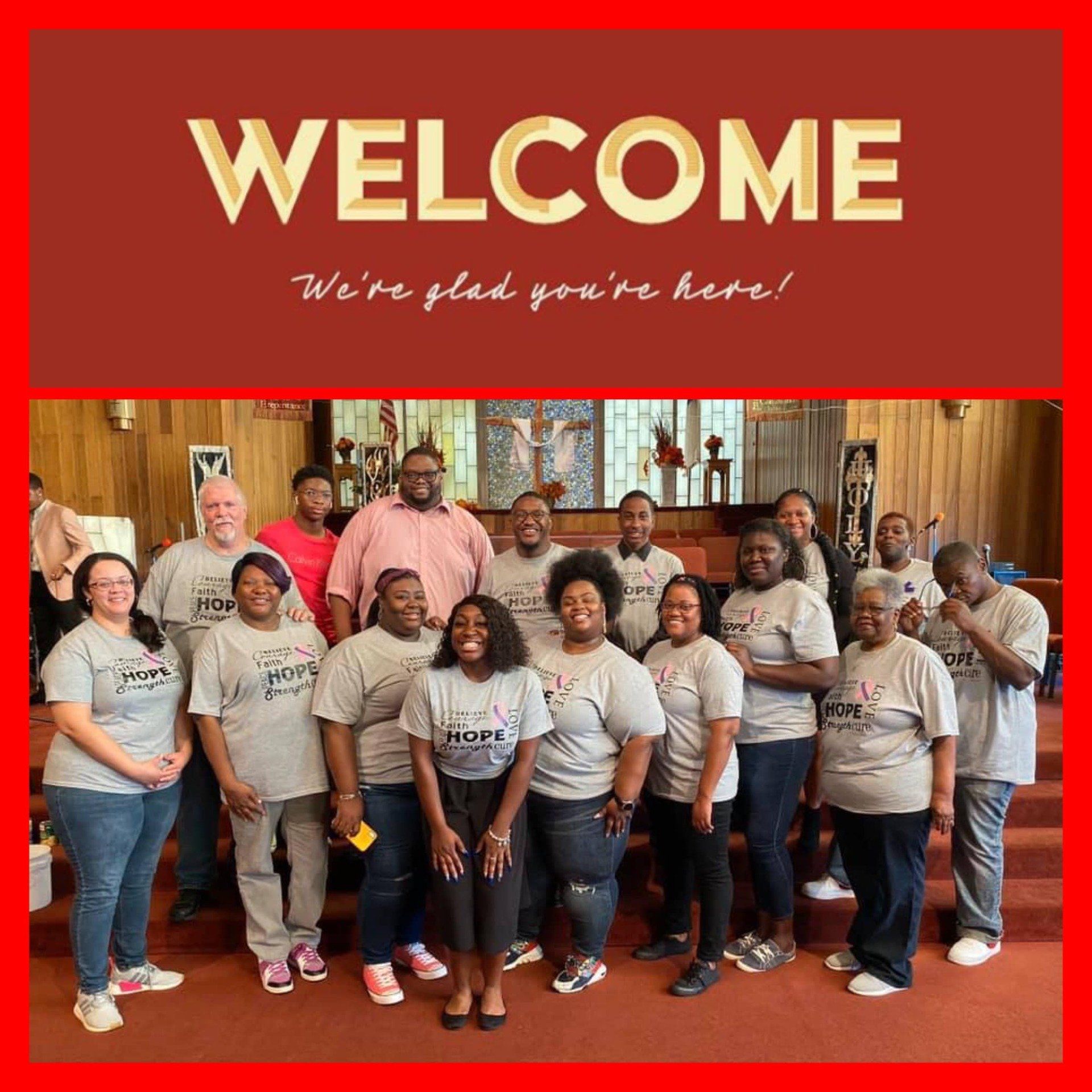 group photo. of approximately 15 people