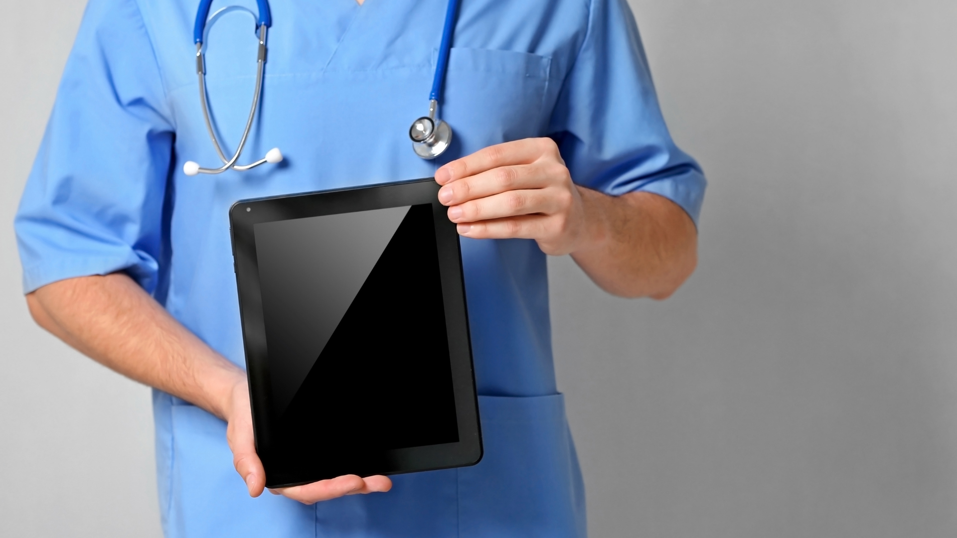 Self-check-in tablet for medical practice.