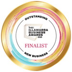 IMB Bank Illawarra Business Awards Outstanding New Business Finalist 2025 Professional Drone Imagery Pty Ltd