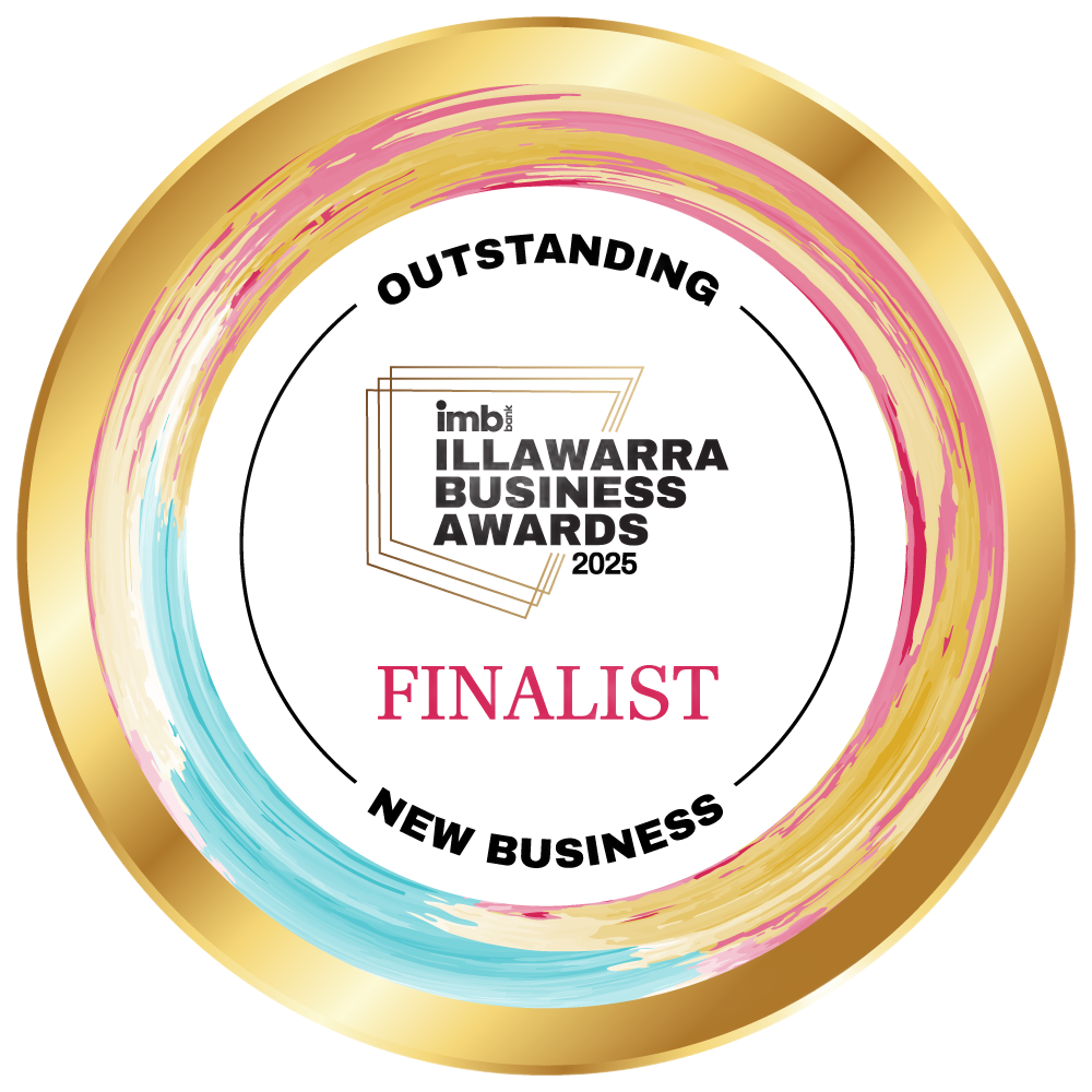 IMB Bank Illawarra Business Awards Outstanding New Business Finalist 2025 Professional Drone Imagery Pty Ltd