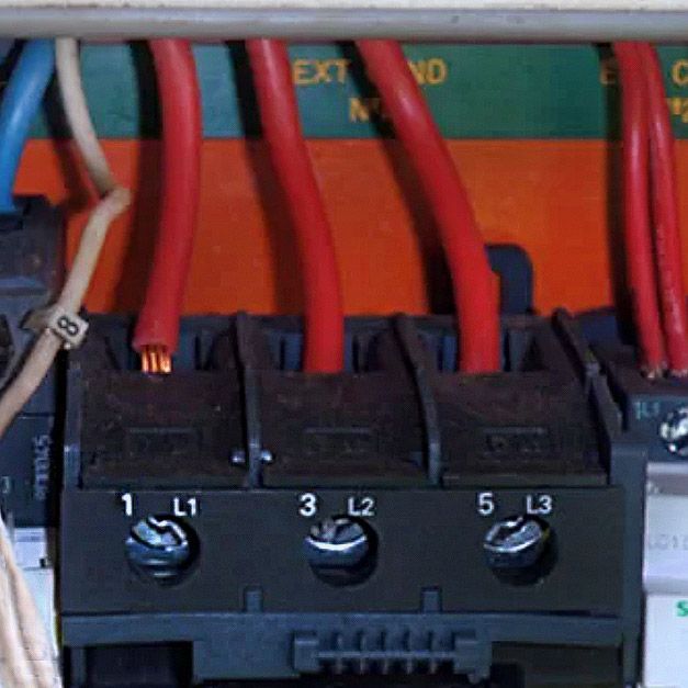 Electrical board with wires