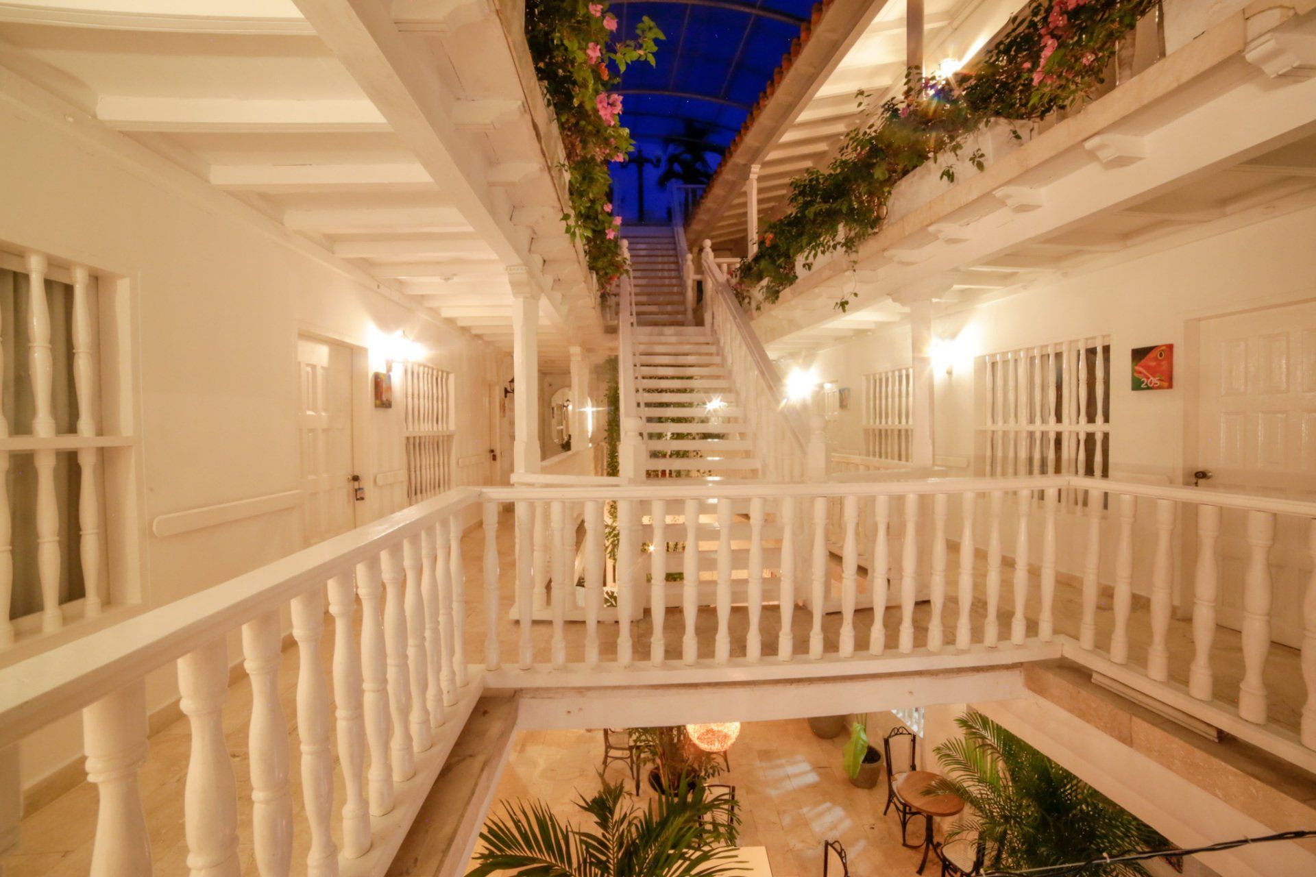 Recepção do hotel Kartaxa em Cartagena