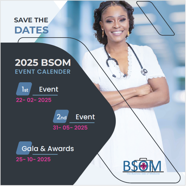 A poster for the 2025 bsom event calendar