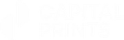 Capital Prints white logo
