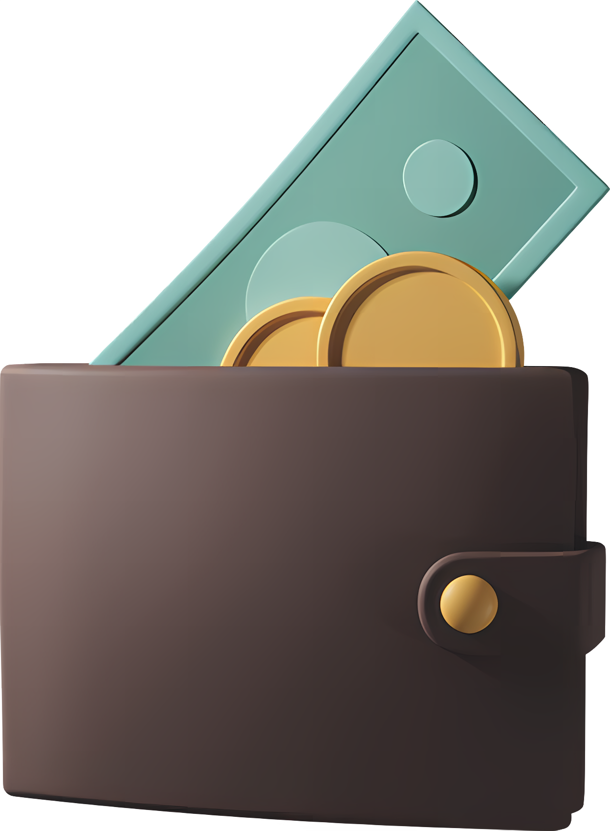 image of wallet with money
