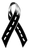 A black and white ribbon that looks like a road