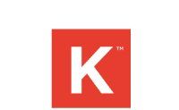 The letter k is in a red square on a white background.