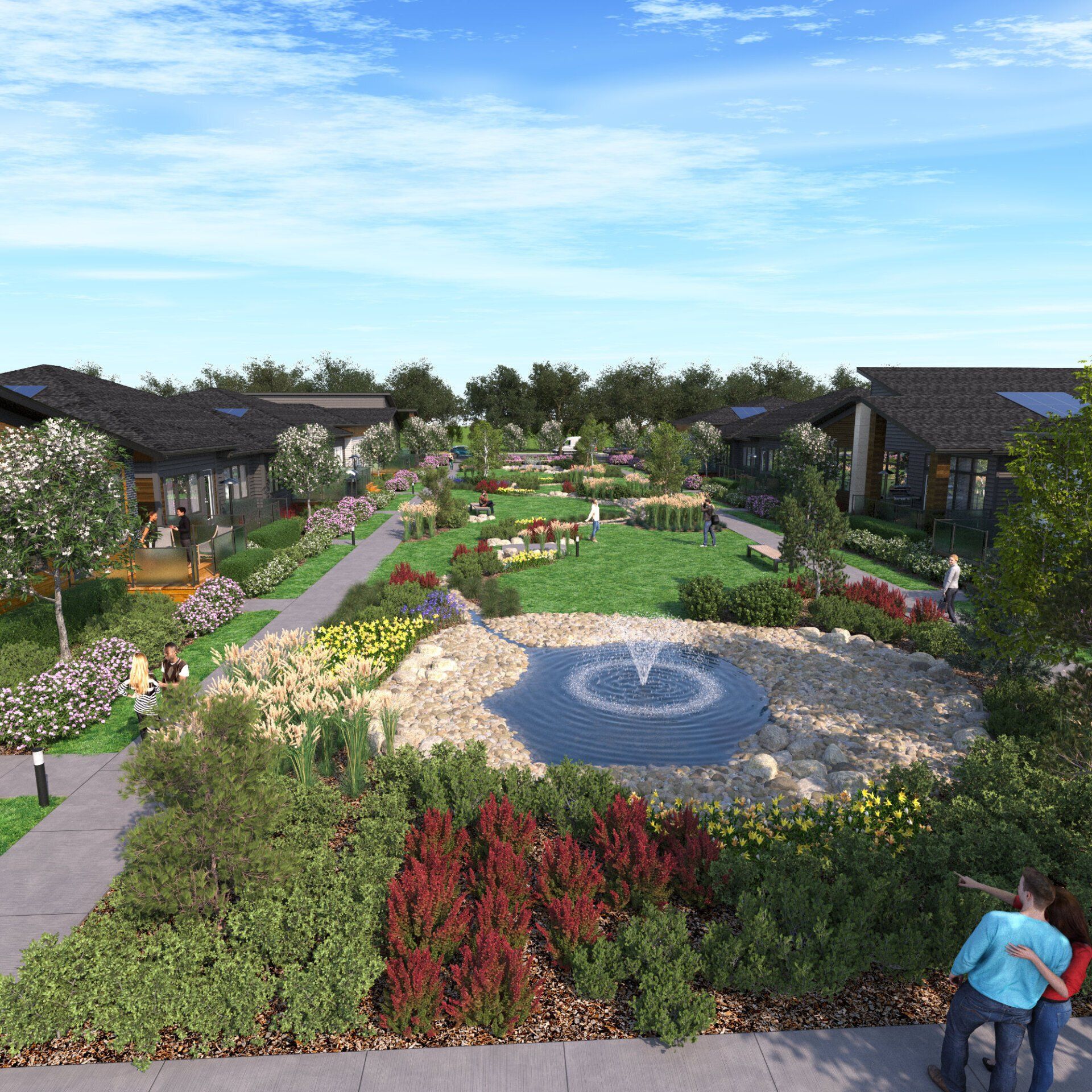 Greenspace Between Homes