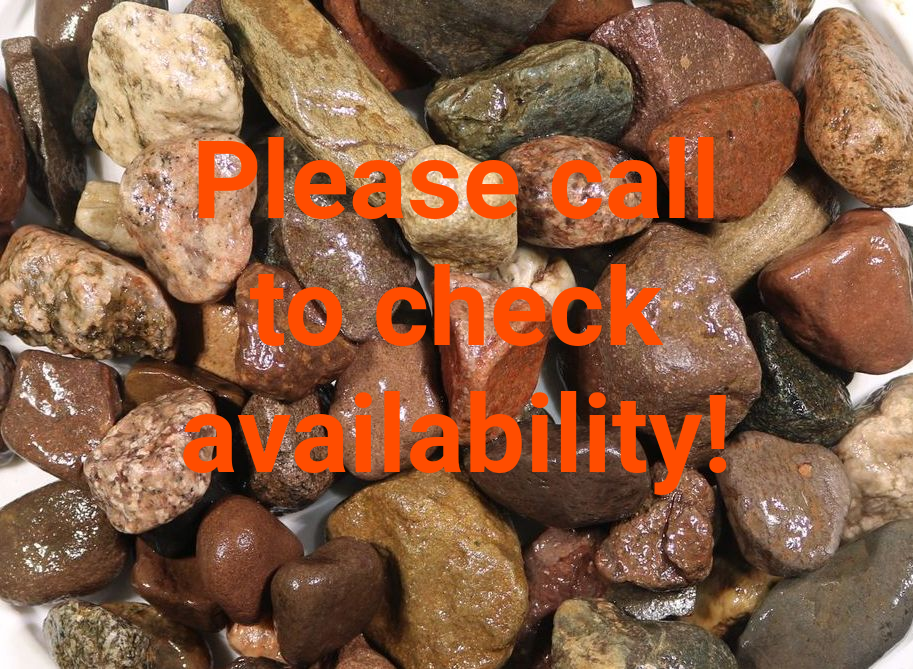 A pile of rocks on a white plate.