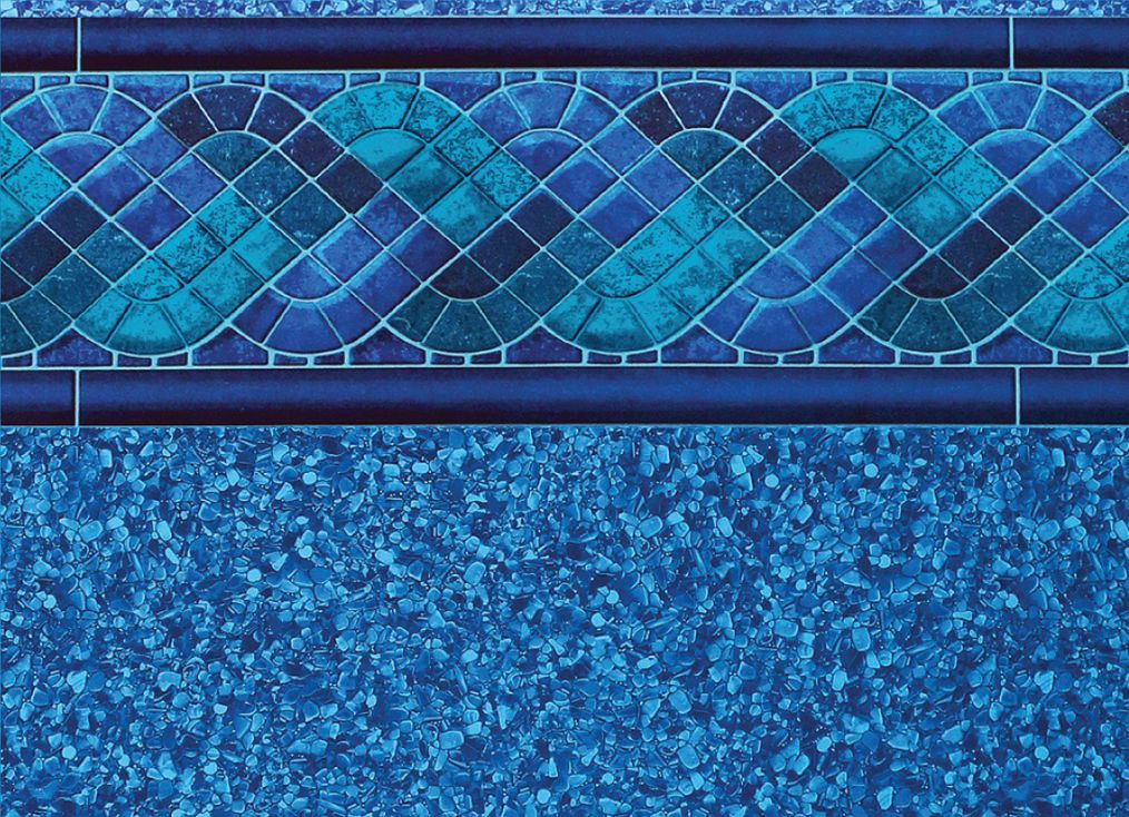 a close up of a swimming pool with a blue tile border . - After Hours Pool Service - Monmouth Junction, NJ