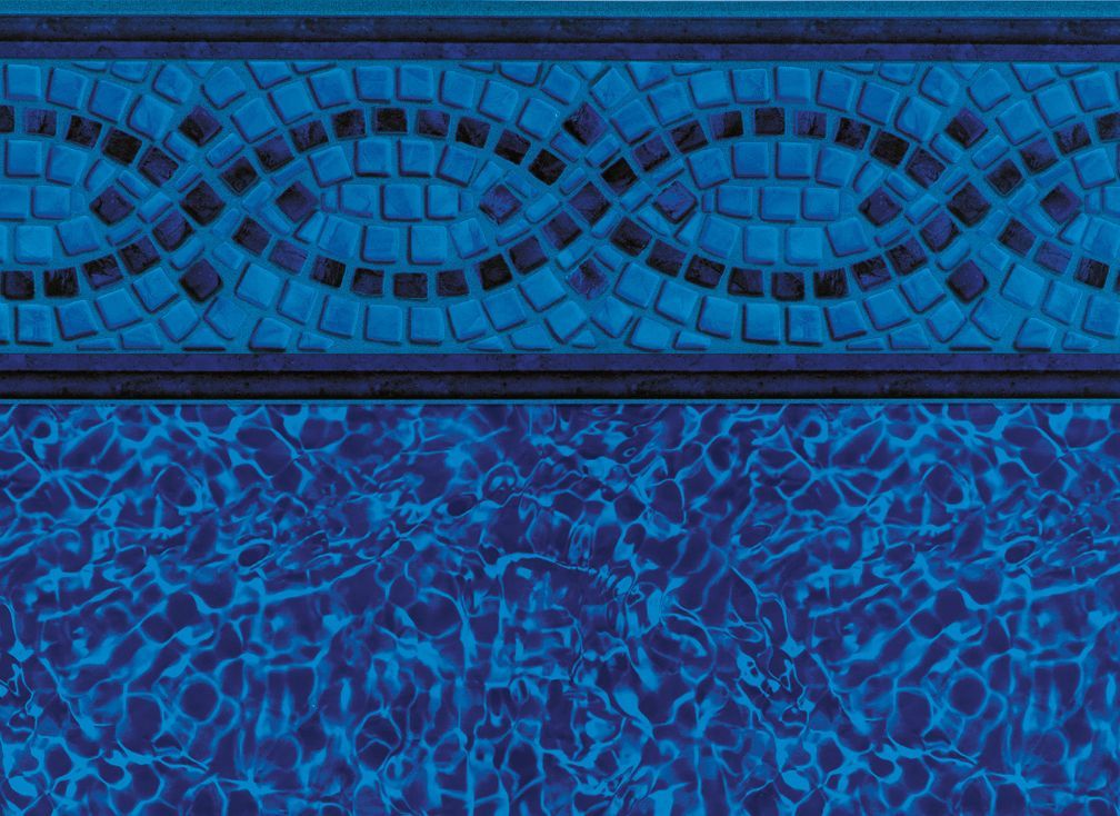 a close up of a swimming pool with a blue tile border .- After Hours Pool Service - Monmouth Junction, NJ